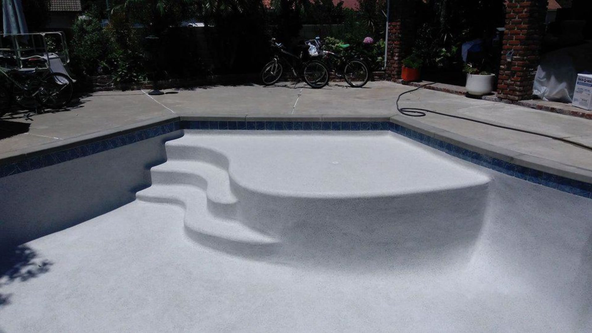 pool without water
